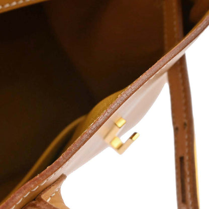 Hermes Natural Vache Haut a Courroies 32 Handbag