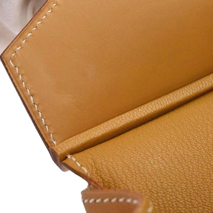 Hermes Natural Vache Haut a Courroies 32 Handbag