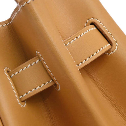 Hermes Natural Vache Haut a Courroies 32 Handbag