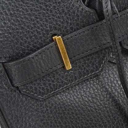 Hermes Black Ardennes Birkin 30 Handbag