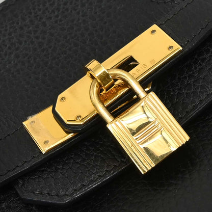 Hermes Black Ardennes Birkin 30 Handbag