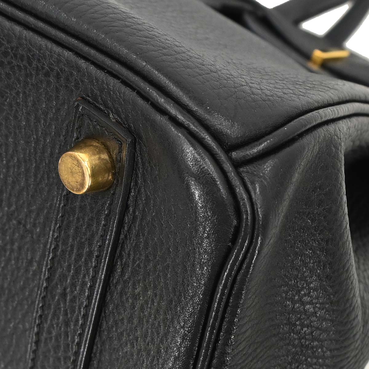 Hermes Black Ardennes Birkin 30 Handbag