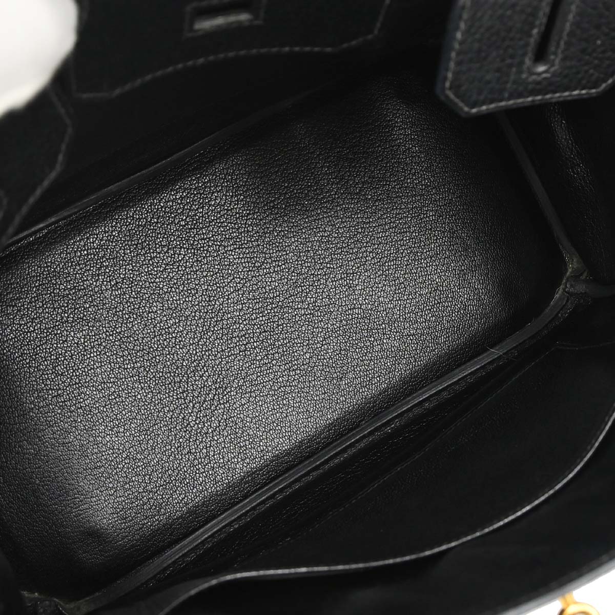 Hermes Black Ardennes Birkin 30 Handbag