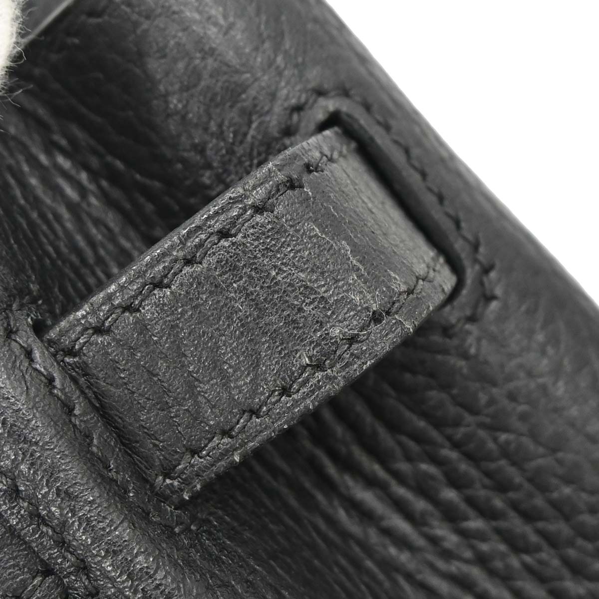 Hermes Black Ardennes Birkin 30 Handbag