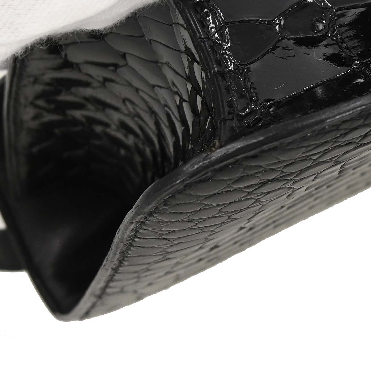 Hermes * Black Porosus Constance 23 Shoulder Bag