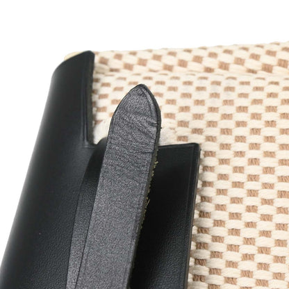 Hermes Black Natural Toile Officier GM Herbag Mini 2 in 1 Clutch Bag