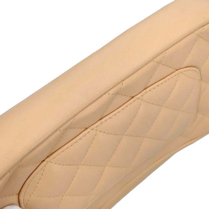 Chanel 2005-2006 Beige Black Calfskin Cambon Ligne Handbag