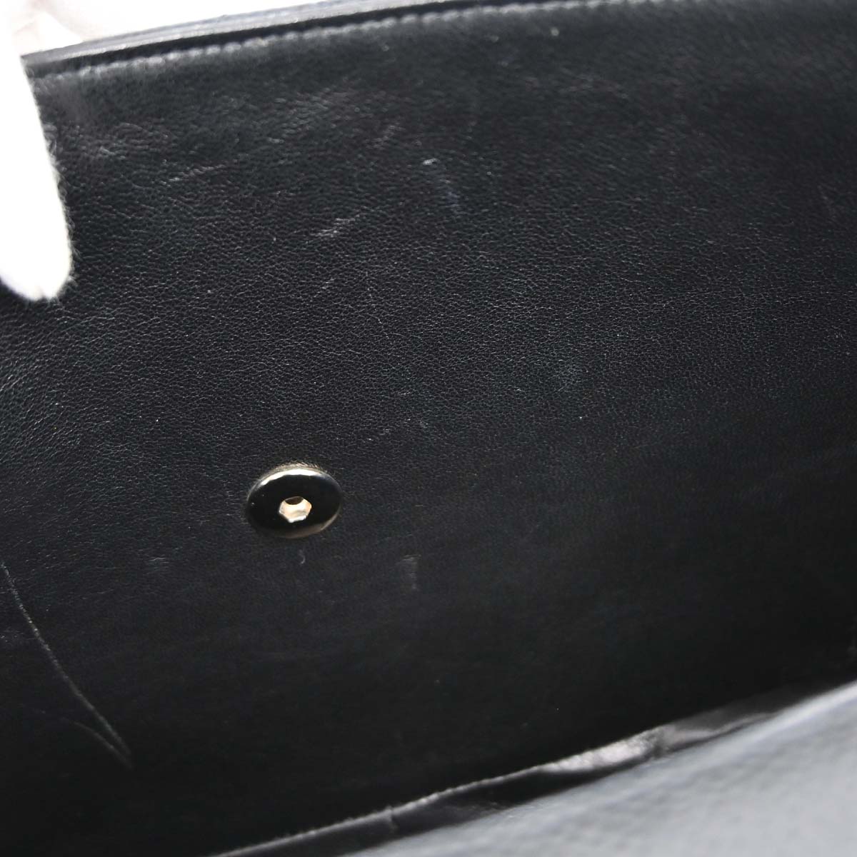 Chanel 2000-2002 Black Caviar Skin Jumbo Classic Flap Shoulder Bag