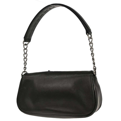Chanel 2005-2006 Black Lambskin Choco Bar Camellia Handbag