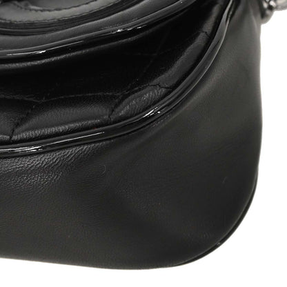 Chanel 2005-2006 Black Lambskin Choco Bar Camellia Handbag