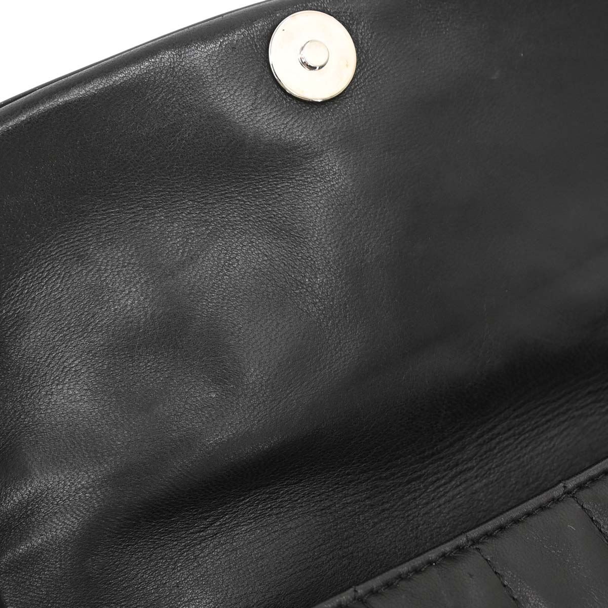 Chanel 2005-2006 Black Lambskin Choco Bar Camellia Handbag