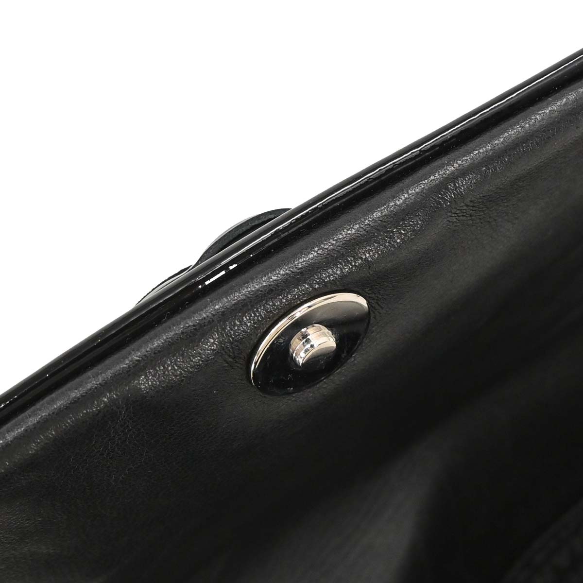 Chanel 2005-2006 Black Lambskin Choco Bar Camellia Handbag