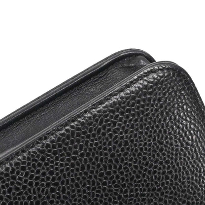 Chanel 2012-2013 Black Caviar Skin Timeless WOC Wallet on Chain Shoulder Bag