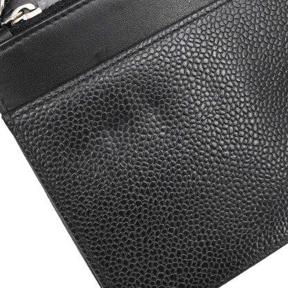 Chanel 2012-2013 Black Caviar Skin Timeless WOC Wallet on Chain Shoulder Bag