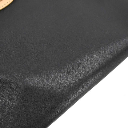 Chanel 2008-2009 Black Beige Lambskin Executive Cerf Tote Bag