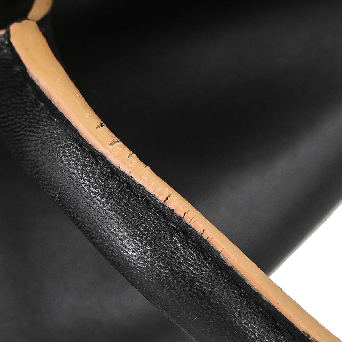 Chanel 2008-2009 Black Beige Lambskin Executive Cerf Tote Bag