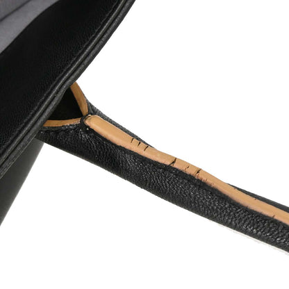 Chanel 2008-2009 Black Beige Lambskin Executive Cerf Tote Bag