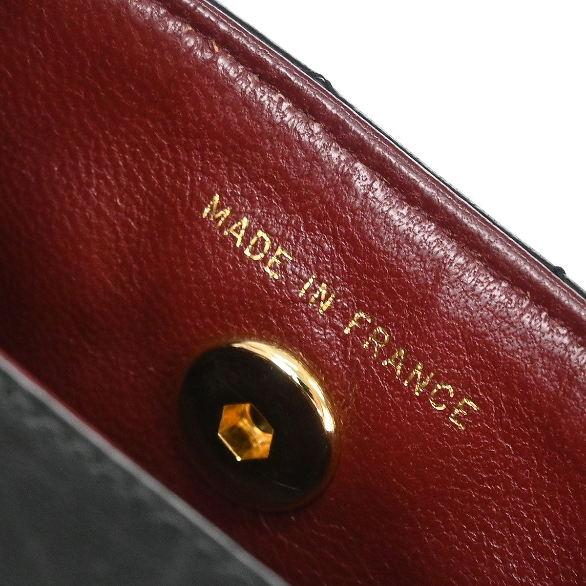 Chanel 1989-1991 Black Lambskin Straight Flap Shoulder Bag