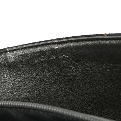 Chanel Black Suede Choco Bar Shoulder Bag