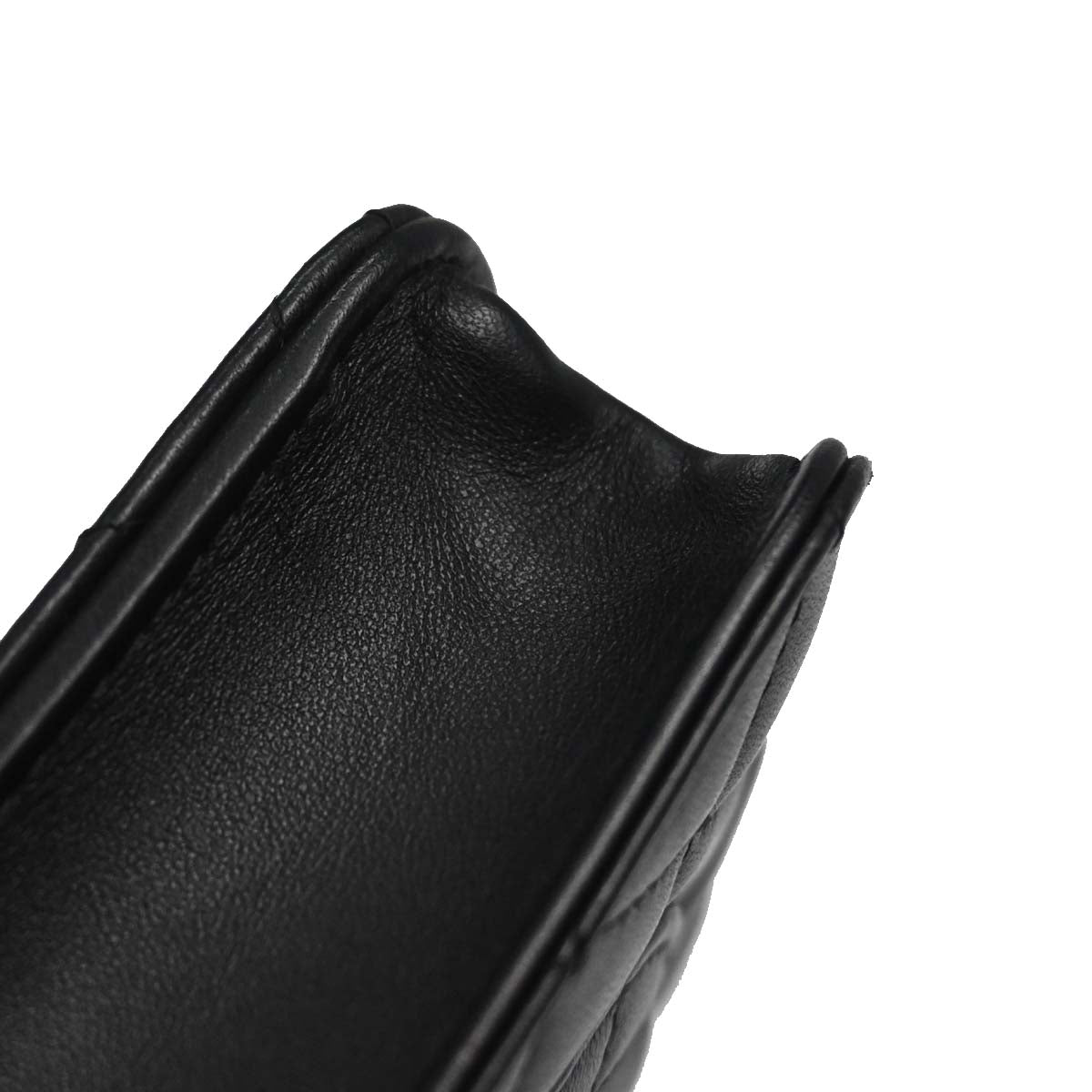 Chanel Black Lambskin Classic WOC Wallet on Chain Bag