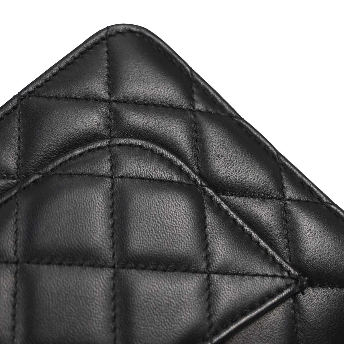 Chanel Black Lambskin Classic WOC Wallet on Chain Bag