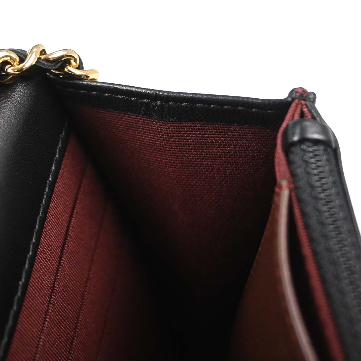 Chanel Black Lambskin Classic WOC Wallet on Chain Bag