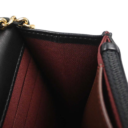 Chanel Black Lambskin Classic WOC Wallet on Chain Bag