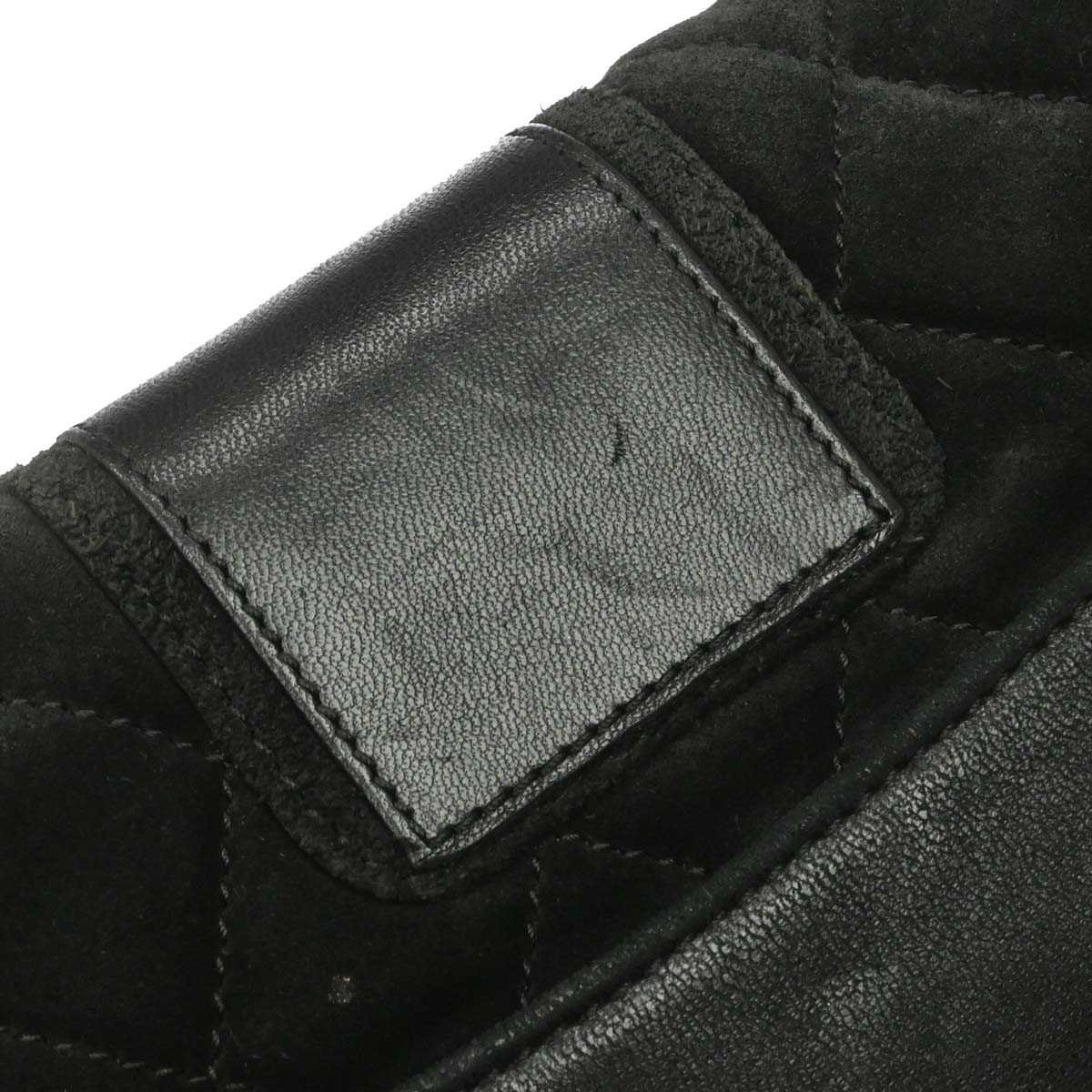 Chanel Black Suede Mademoiselle Lock Shoulder Bag