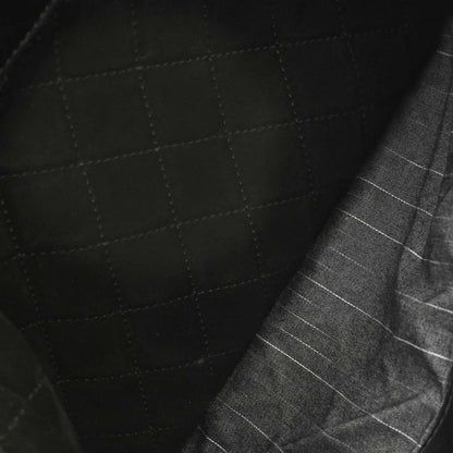 Chanel Black Suede Mademoiselle Lock Shoulder Bag