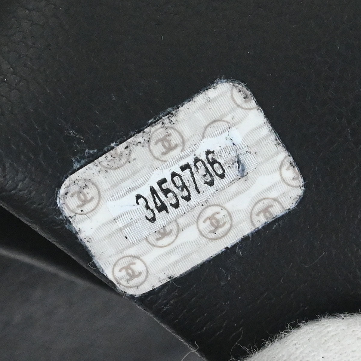 Chanel 1994-1996 Black Caviar Skin Triple CC Shoulder Tote Bag