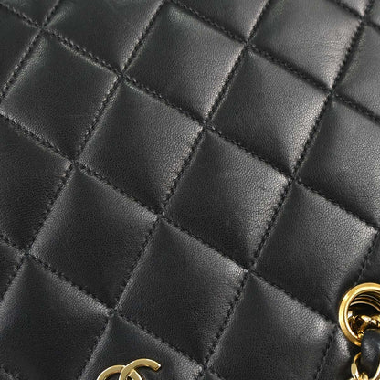 Chanel 1997-1999 Black Lambskin Tote Handbag