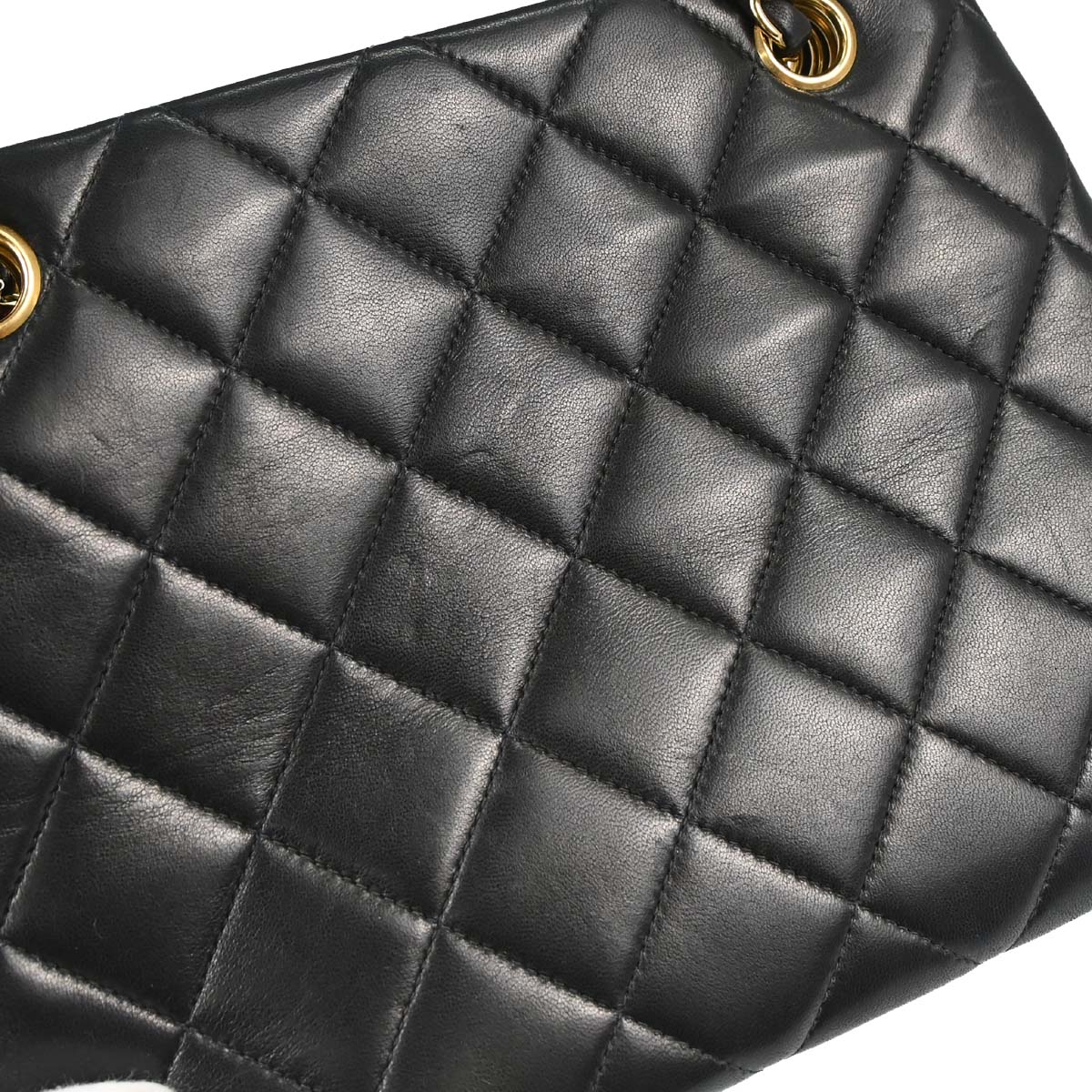 Chanel 1997-1999 Black Lambskin Tote Handbag