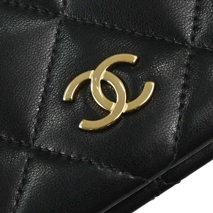 Chanel 1997-1999 Black Lambskin Tote Handbag