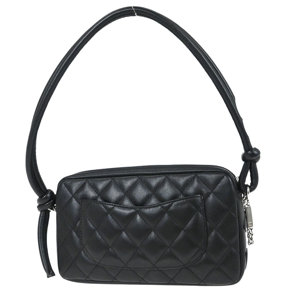 Chanel 2005-2006 Black Calfskin Cambon Ligne Handbag