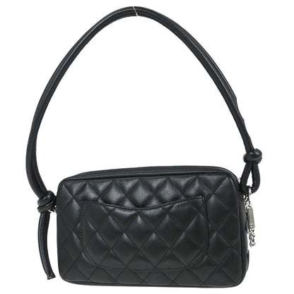 Chanel 2005-2006 Black Calfskin Cambon Ligne Handbag