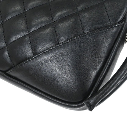 Chanel 2005-2006 Black Calfskin Cambon Ligne Handbag