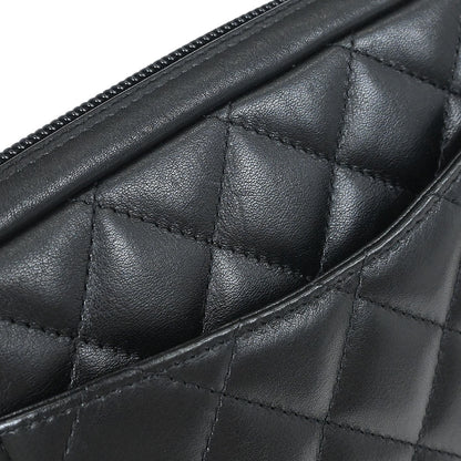 Chanel 2005-2006 Black Calfskin Cambon Ligne Handbag