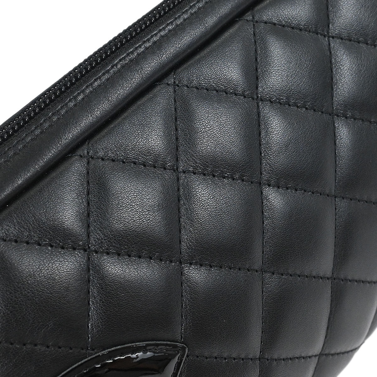 Chanel 2005-2006 Black Calfskin Cambon Ligne Handbag