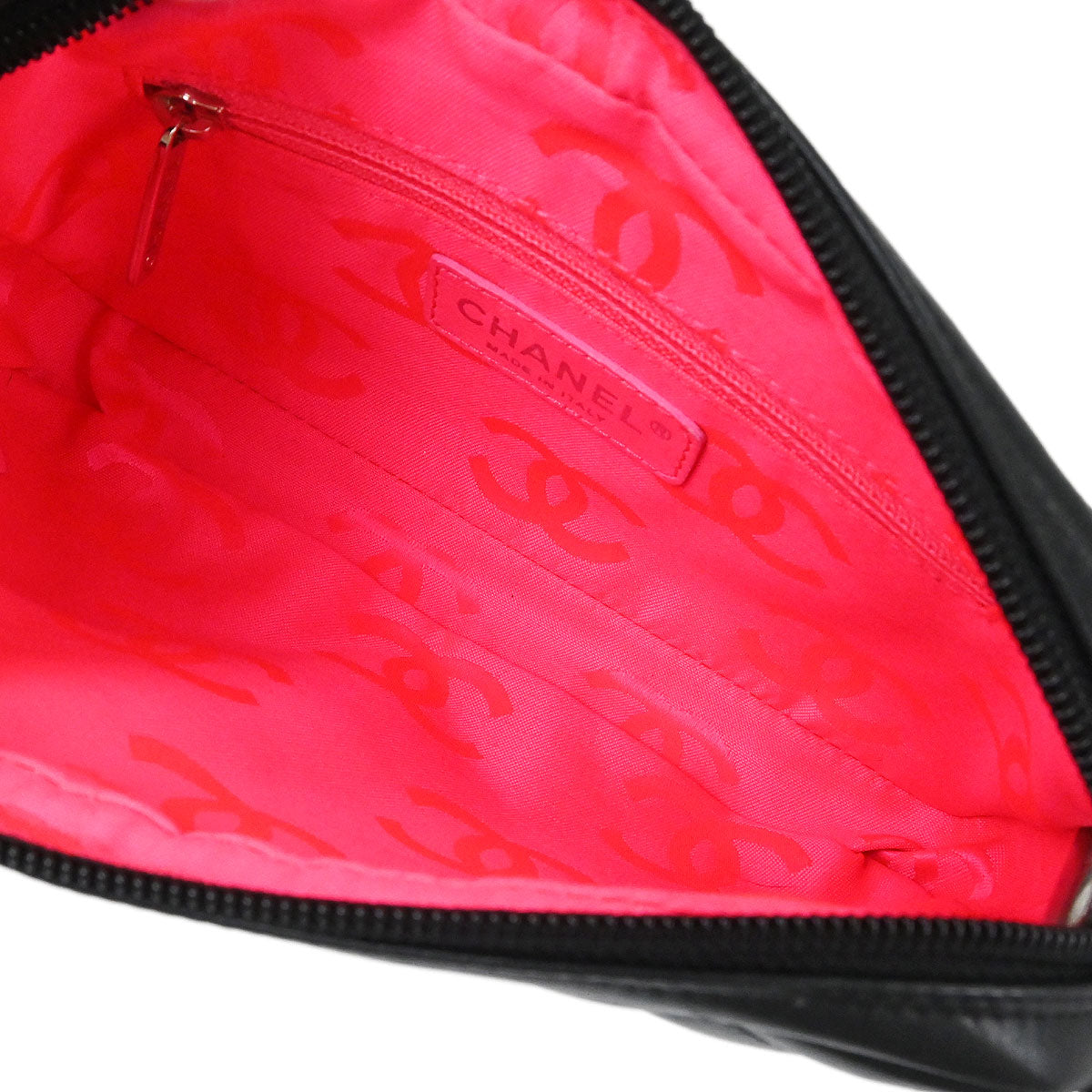Chanel 2005-2006 Black Calfskin Cambon Ligne Handbag