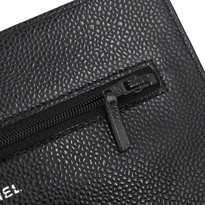 Chanel 2018 Black Caviar Skin Classic WOC Wallet on Chain Bag