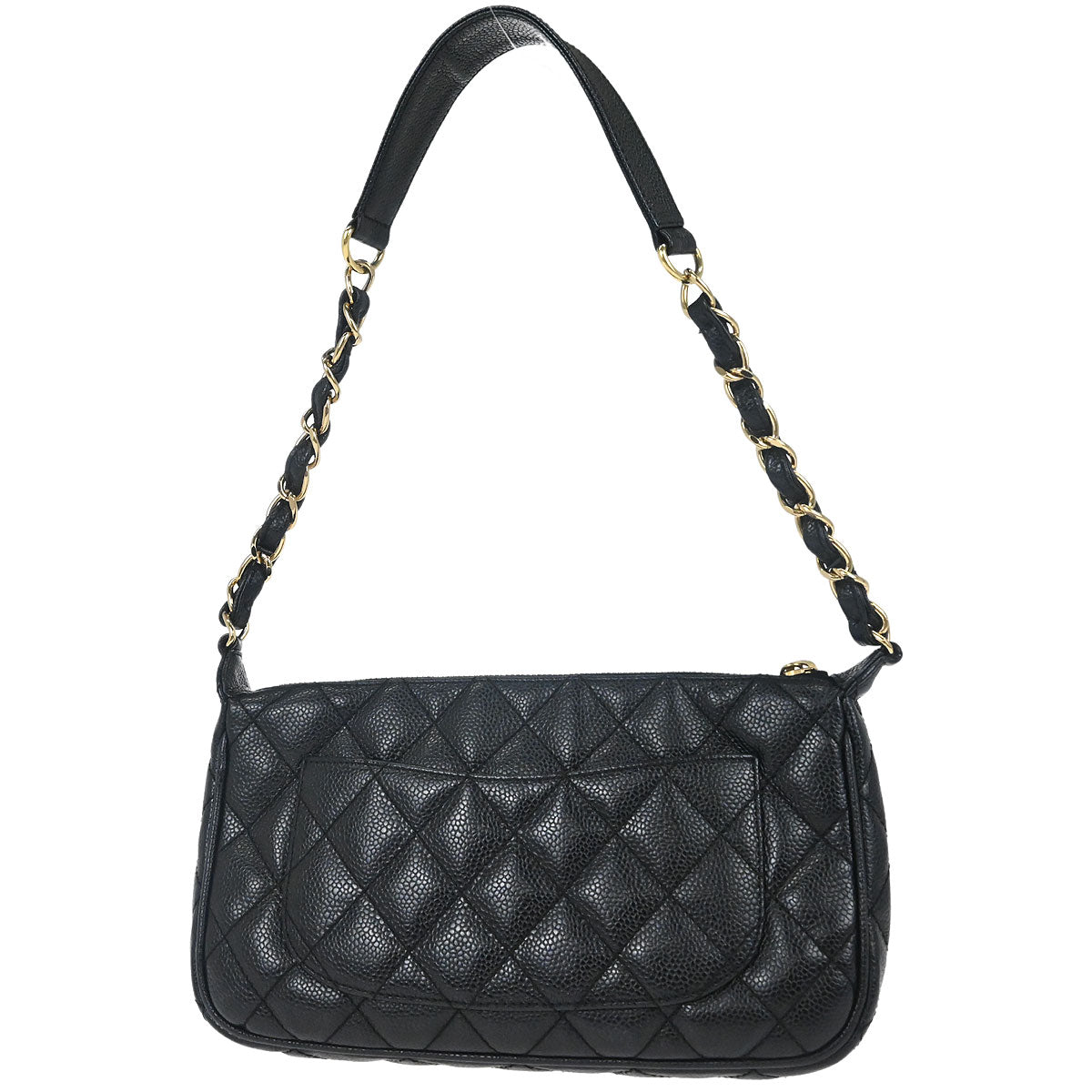 Chanel Black Caviar Skin Handbag