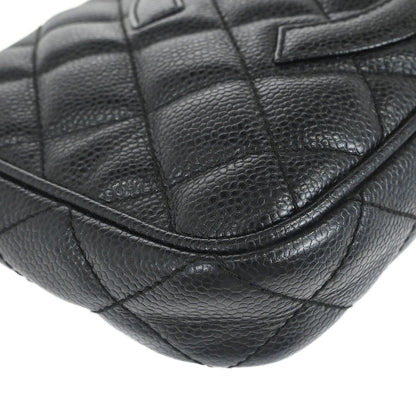 Chanel Black Caviar Skin Handbag