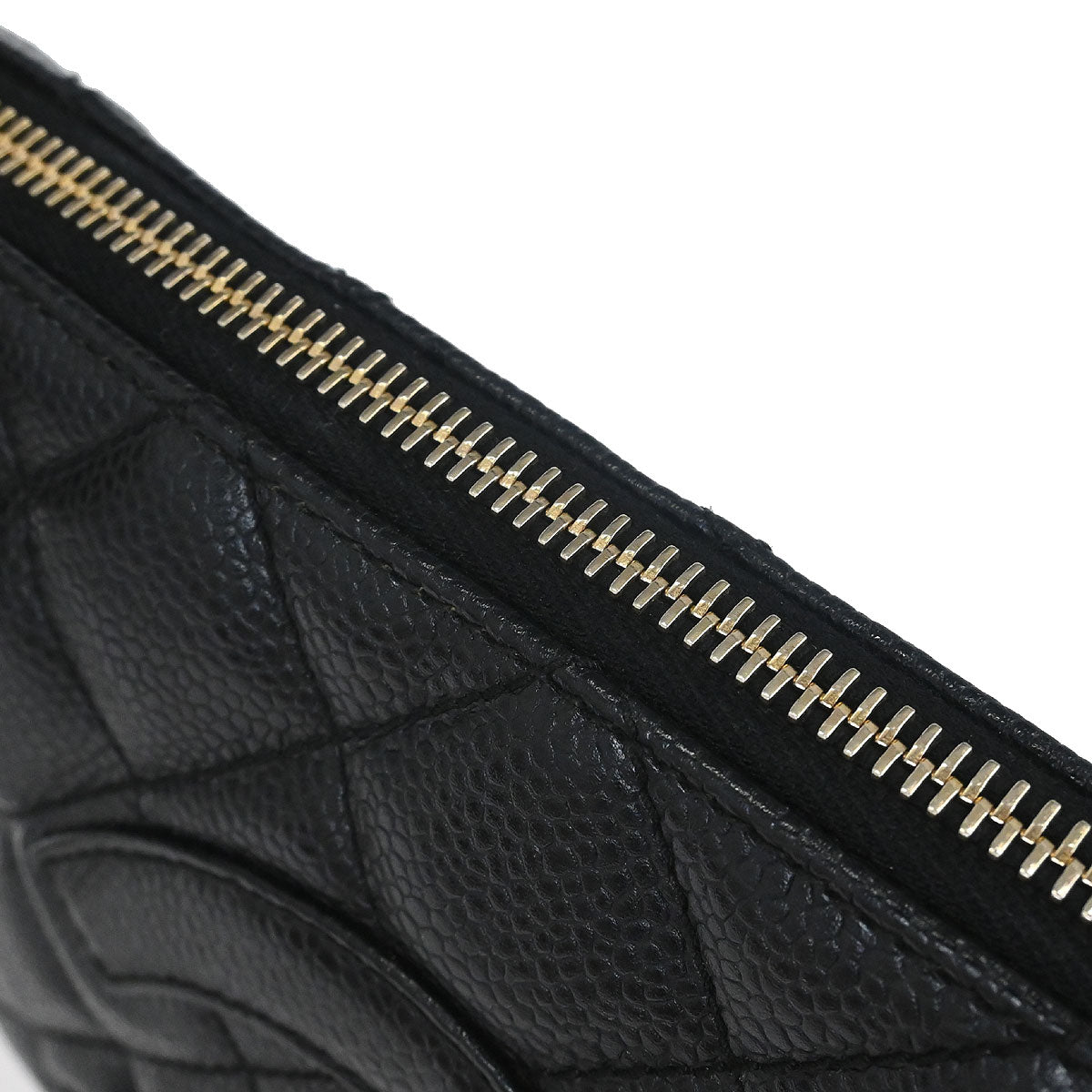 Chanel Black Caviar Skin Handbag