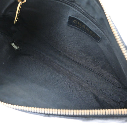 Chanel Black Caviar Skin Handbag