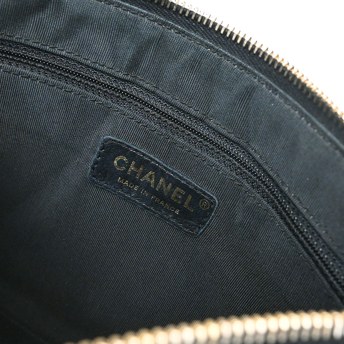 Chanel Black Caviar Skin Handbag