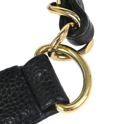 Chanel Black Caviar Skin Handbag
