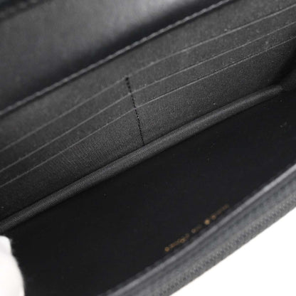 Chanel 2019 Black Caviar Skin CC Filigree WOC Wallet on Chain Bag