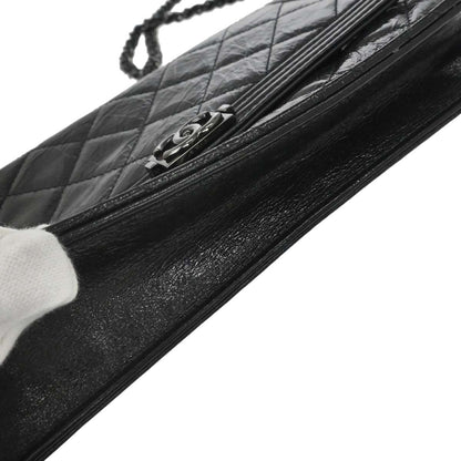 Boy Chanel 2014 Black Calfskin WOC Wallet on Chain Bag