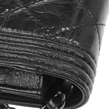 Boy Chanel 2014 Black Calfskin WOC Wallet on Chain Bag