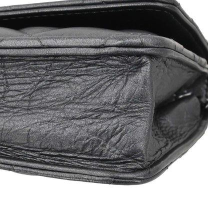 Chanel Gray Lambskin Classic WOC Wallet on Chain Bag